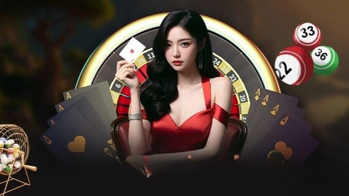 ဘင်ဂို ဂိမ်း card ကိုင်ပြီး ကစားနေသော ပျော်ရွှင်မှု မြင်ကွင်း